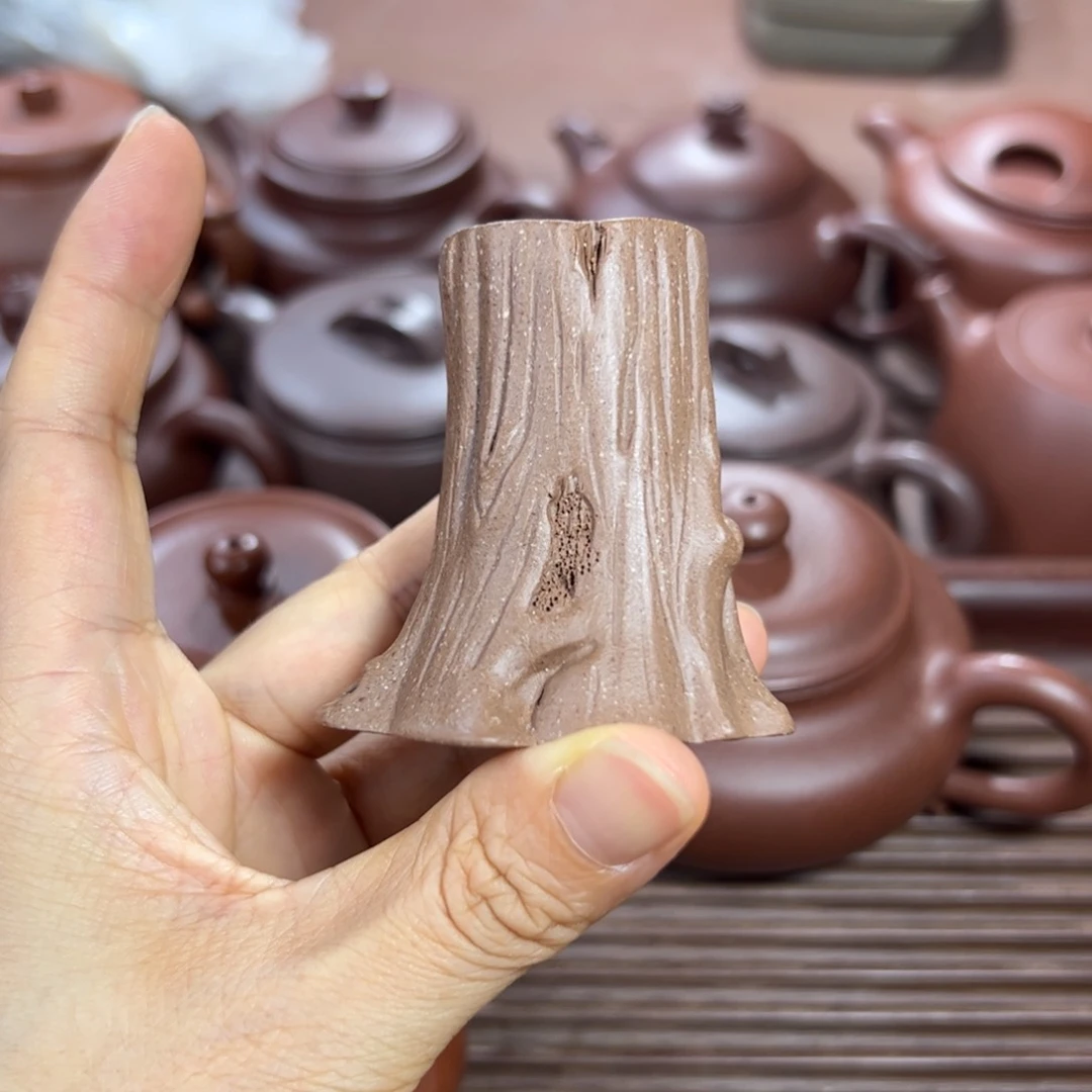 紫砂茶宠段泥 梳妆盖置