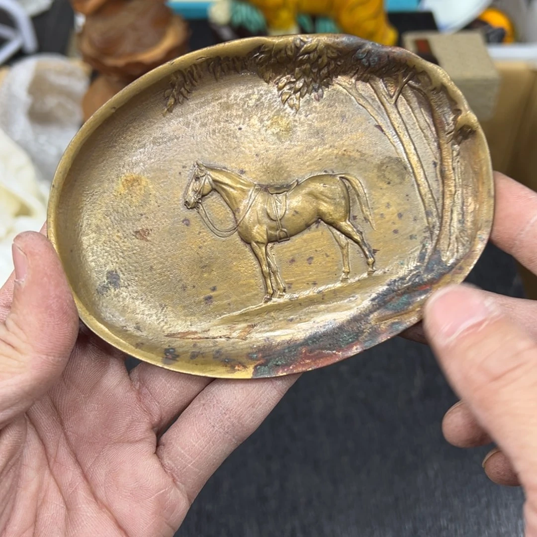 铜日本中古工艺品摆件