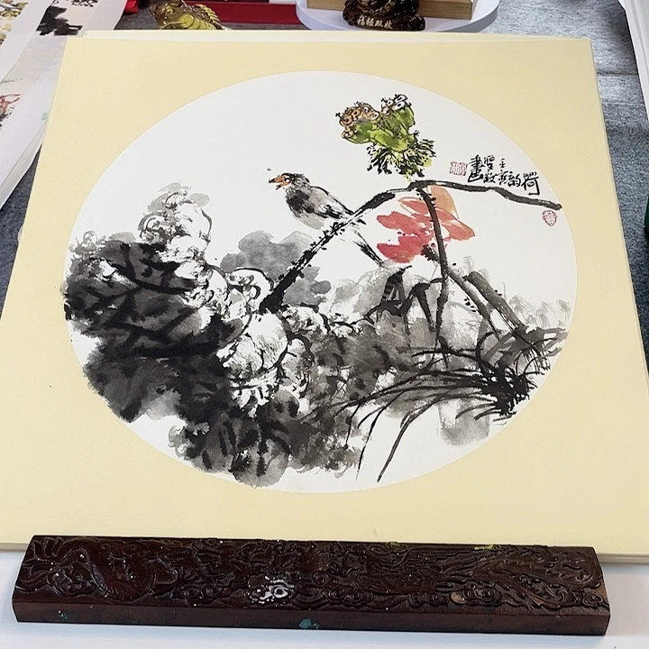 国画张圣敏先生纯手绘作品