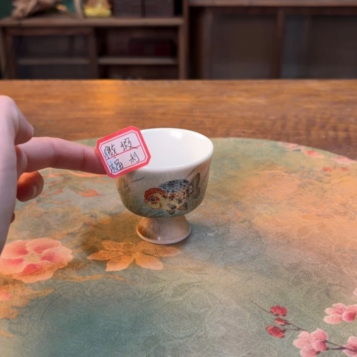 柴烧纯手工手绘陶瓷