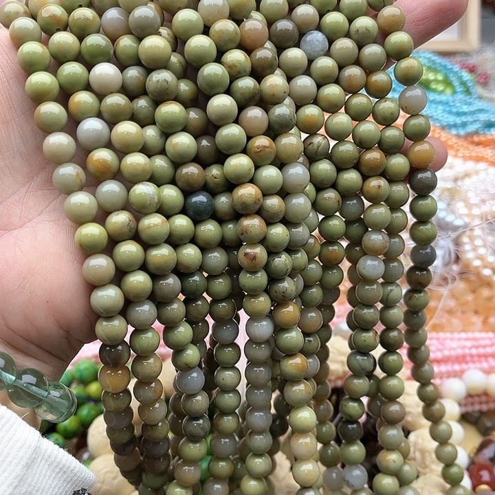 玛瑙/玉髓珠宝半成品未镶嵌2条8mm阿拉善