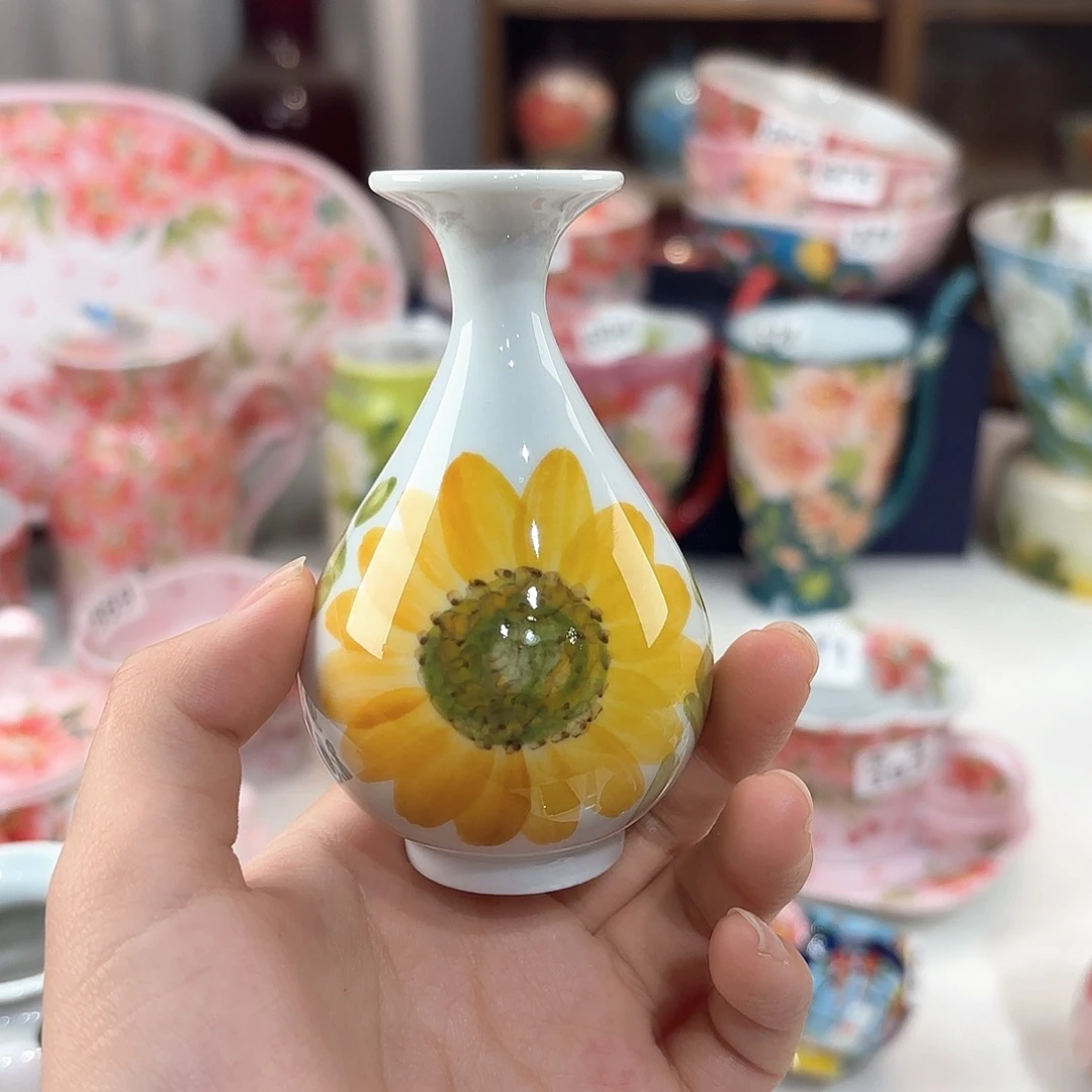 景德镇手绘高温釉下彩陶瓷茶具