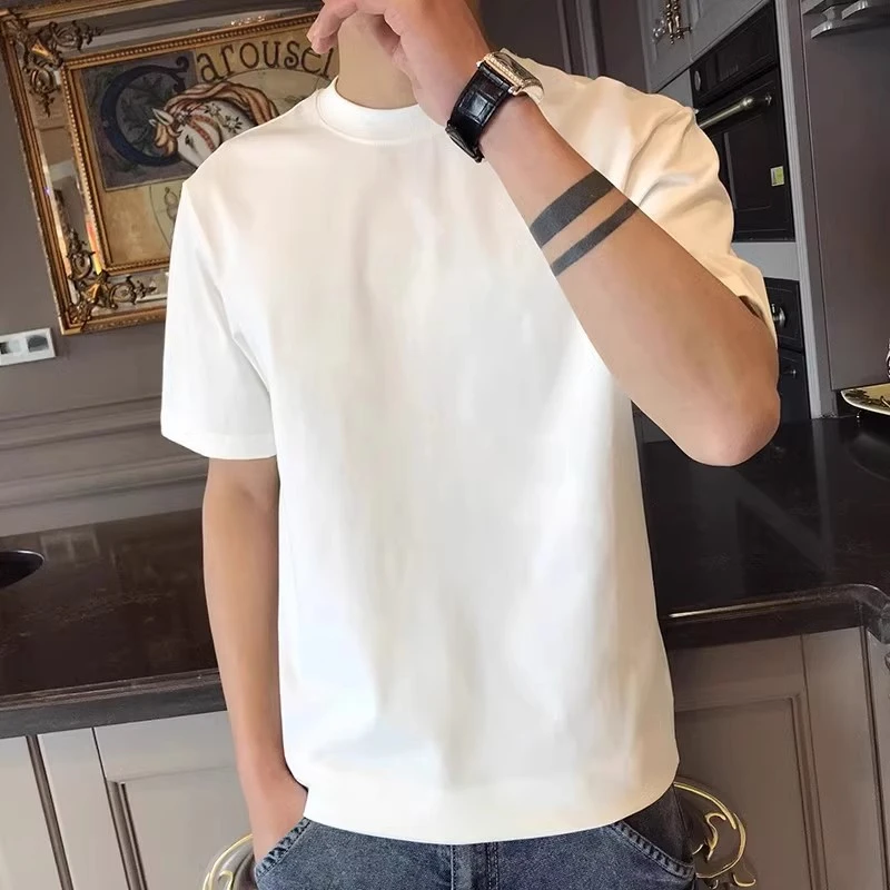 2025新款纯棉短袖潮流百搭宽松男女同款