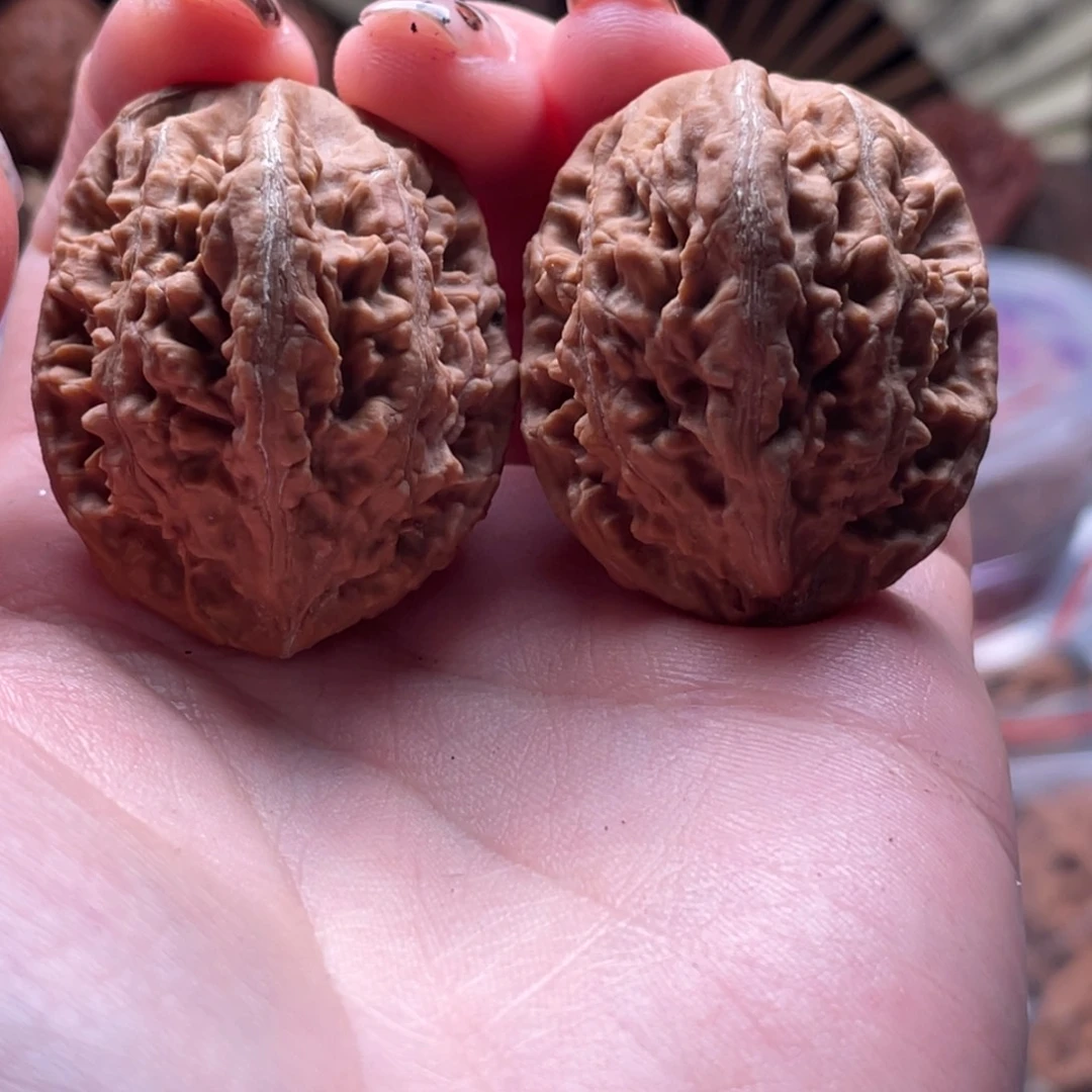 文玩核桃把件楸刀鱼30