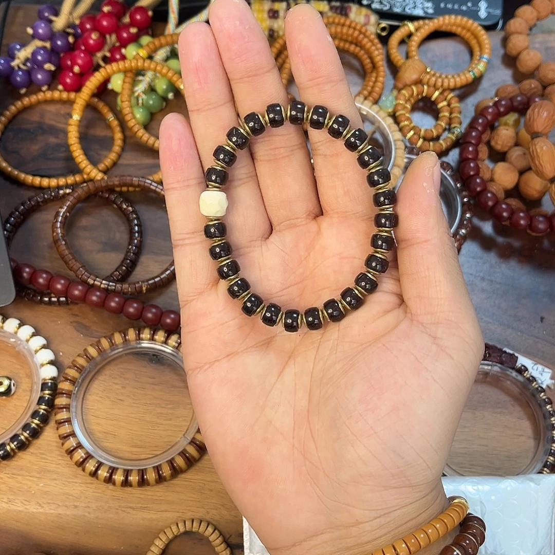 手串桃核原生态耶蒂金盾