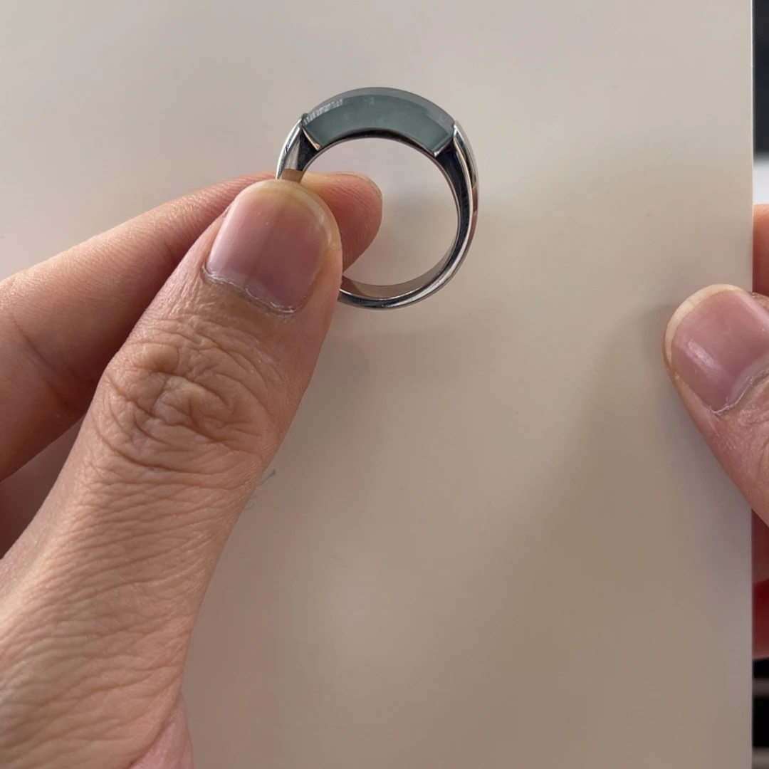 翡翠未镶嵌手镯戒指21