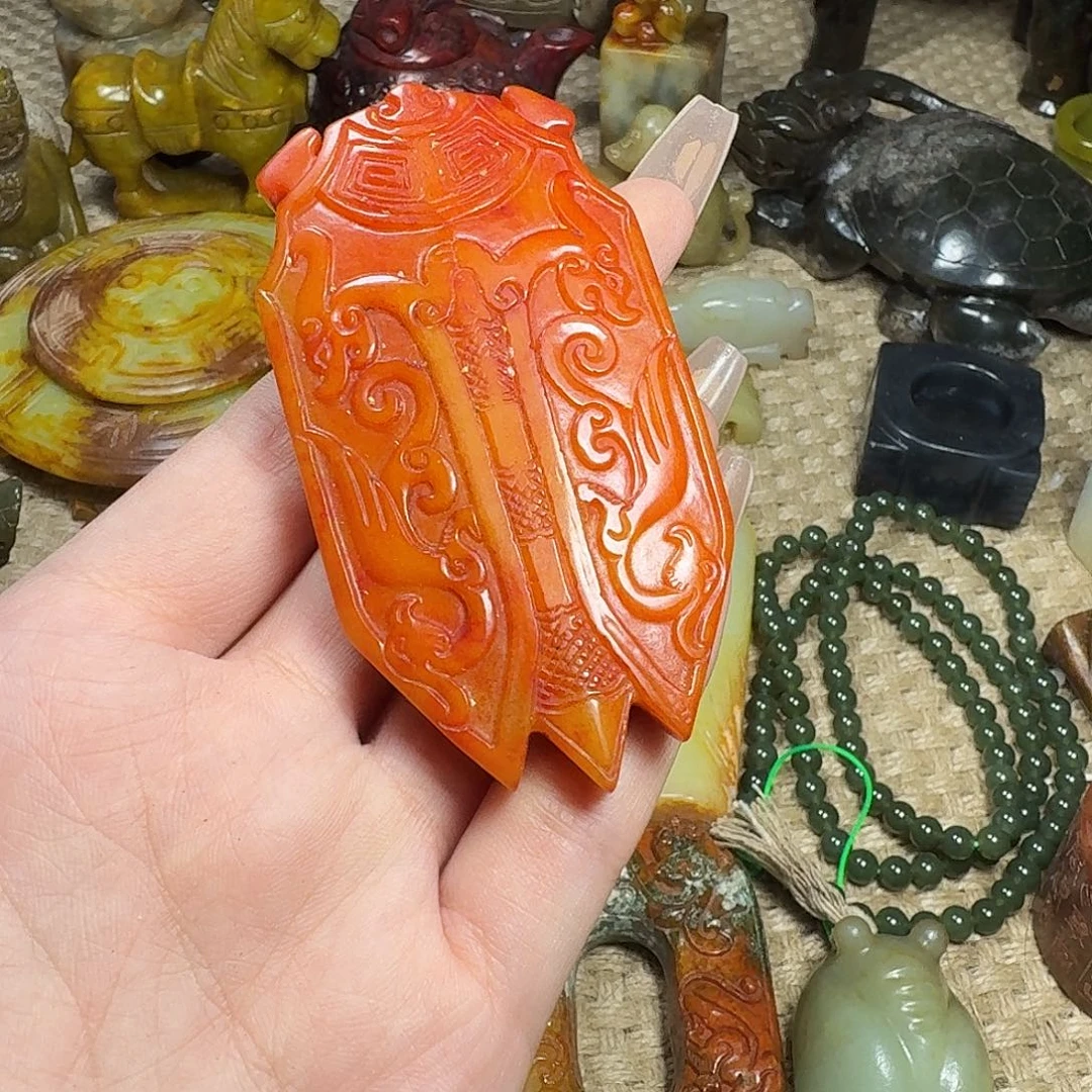 白玉菩提吊坠挂件