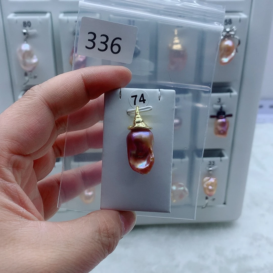 吊坠(不含链)合金淡水珍珠