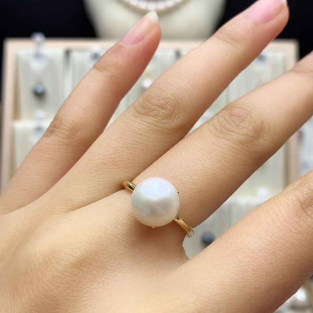 合金淡水珍珠颈饰