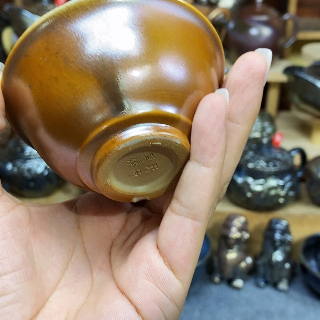 总***你云南建水柴烧白泥主人杯