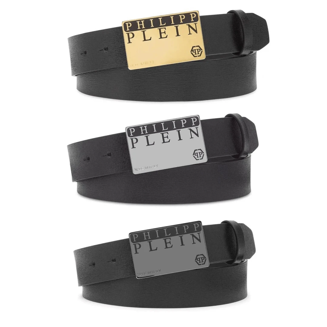 全新未使用 Philipp Plein pp/男士经典腰带/P4100