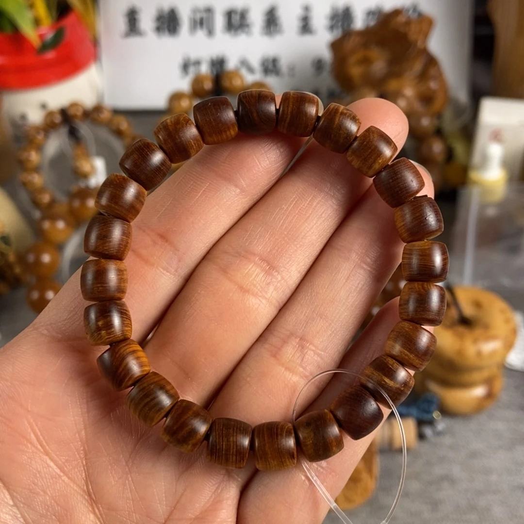 柏木（崖柏）手串/手链北太行高崖黑油骨料直切7/8甜奶香