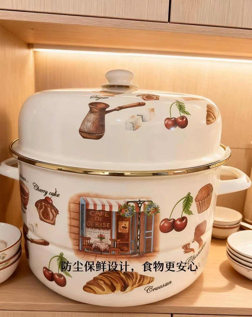 蒸锅双层锅净重，蒸锅可蒸包子，馒头