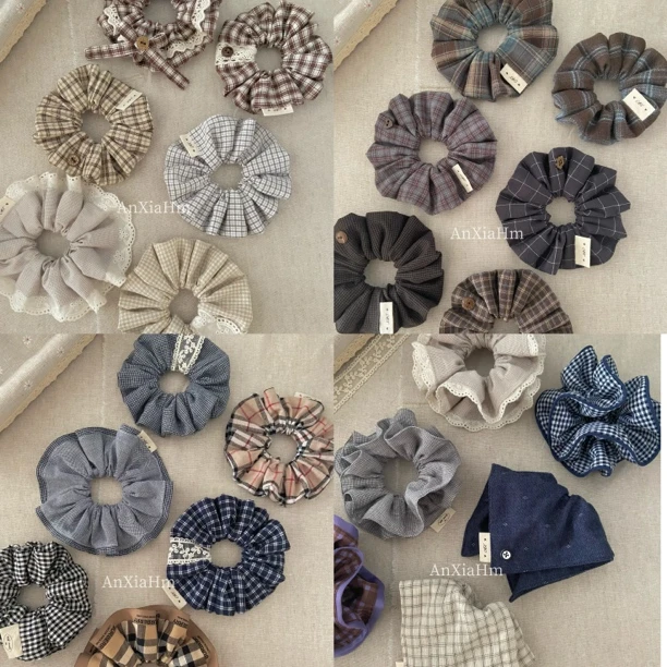 一些格子蕾丝波点发圈 全店满20包邮