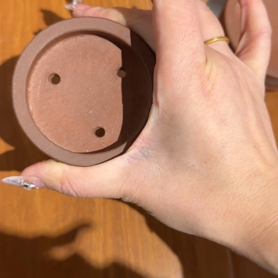 小***蚪花盆紫砂原矿紫泥