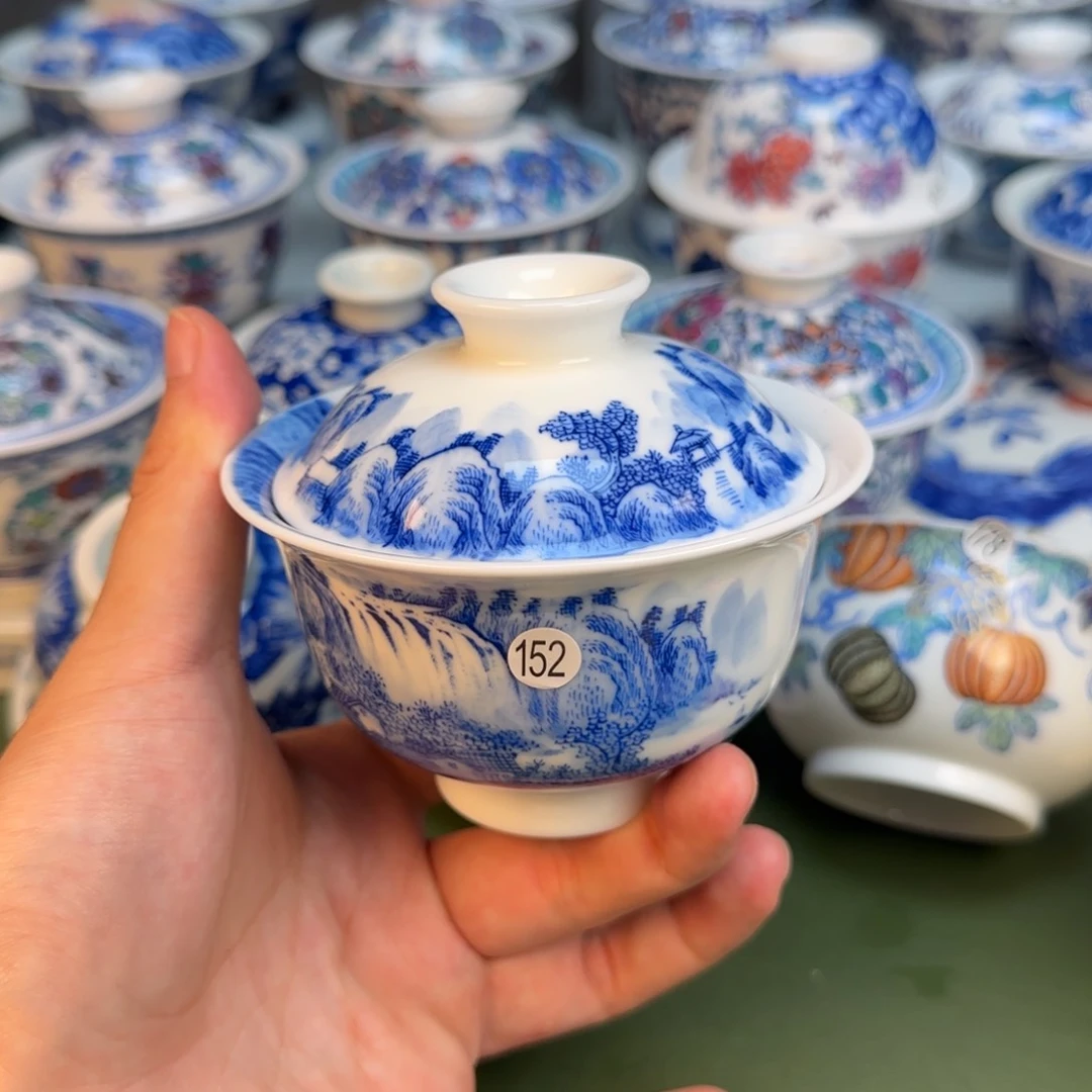 彦祖纯手工手绘茶具152