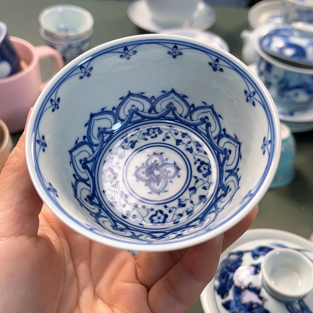 杯青花瓷器青花瓷器