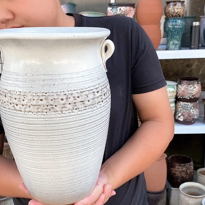 紫砂花盆口20高32福利