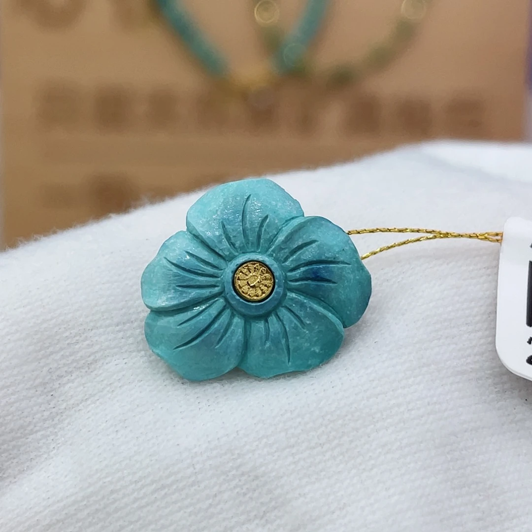 y***o未镶嵌绿松石珠宝奇石