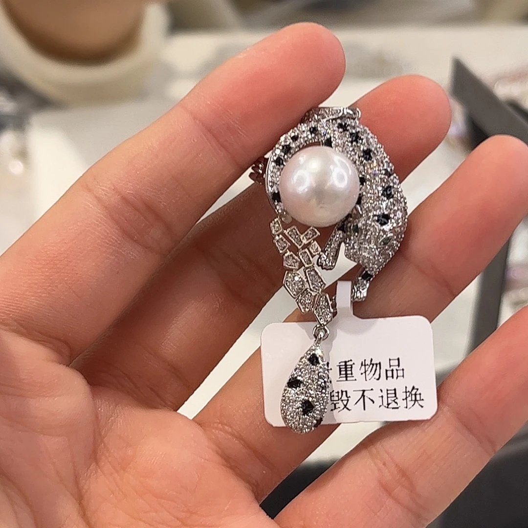 l***i合金耳饰淡水珍珠
