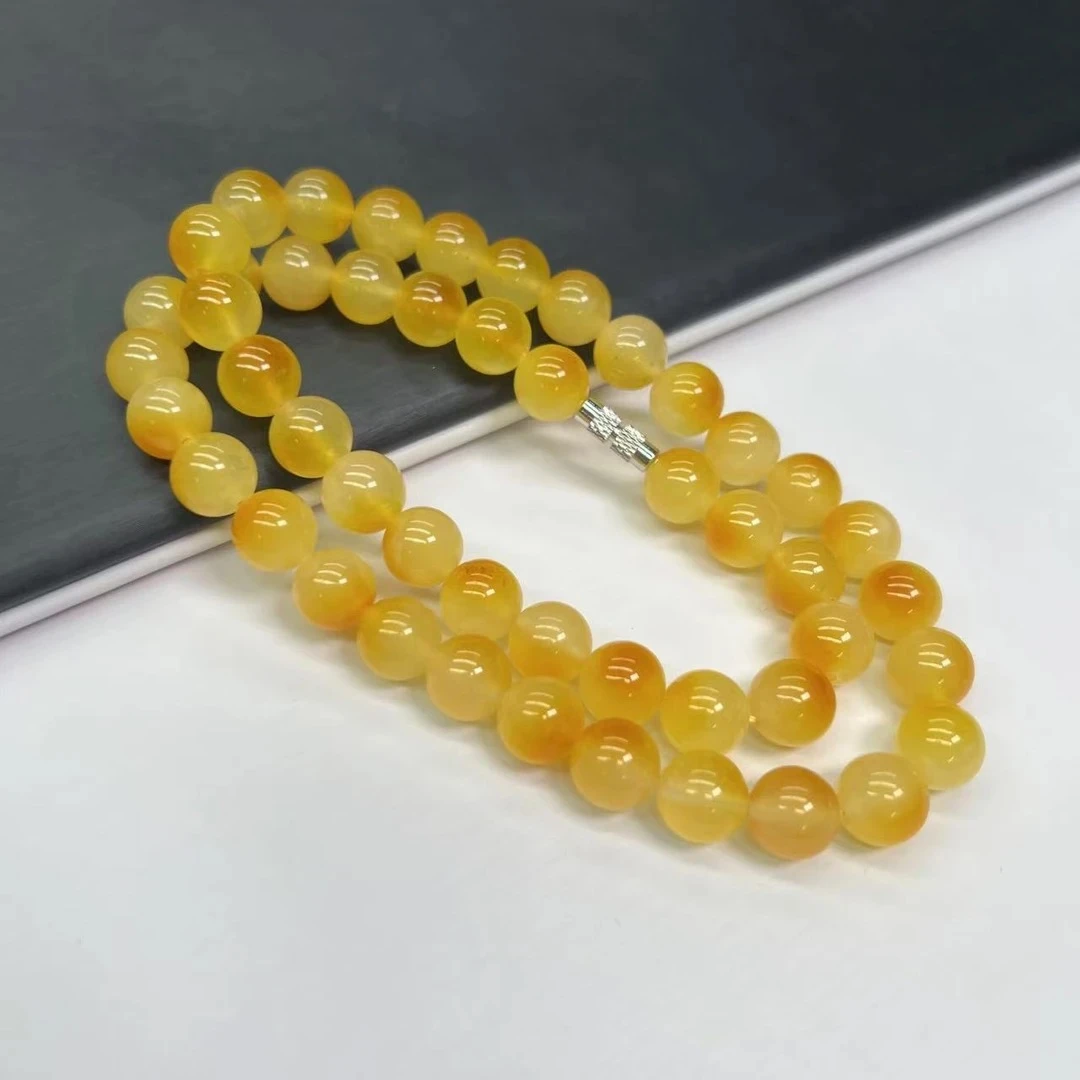 a561黄飘妈妈链10mm手串手链百搭