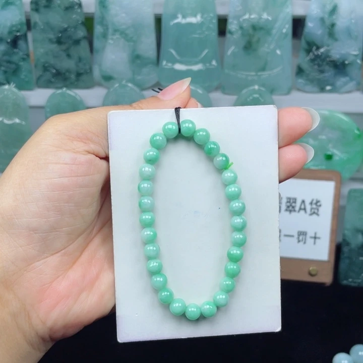 未镶嵌手串翡翠手串