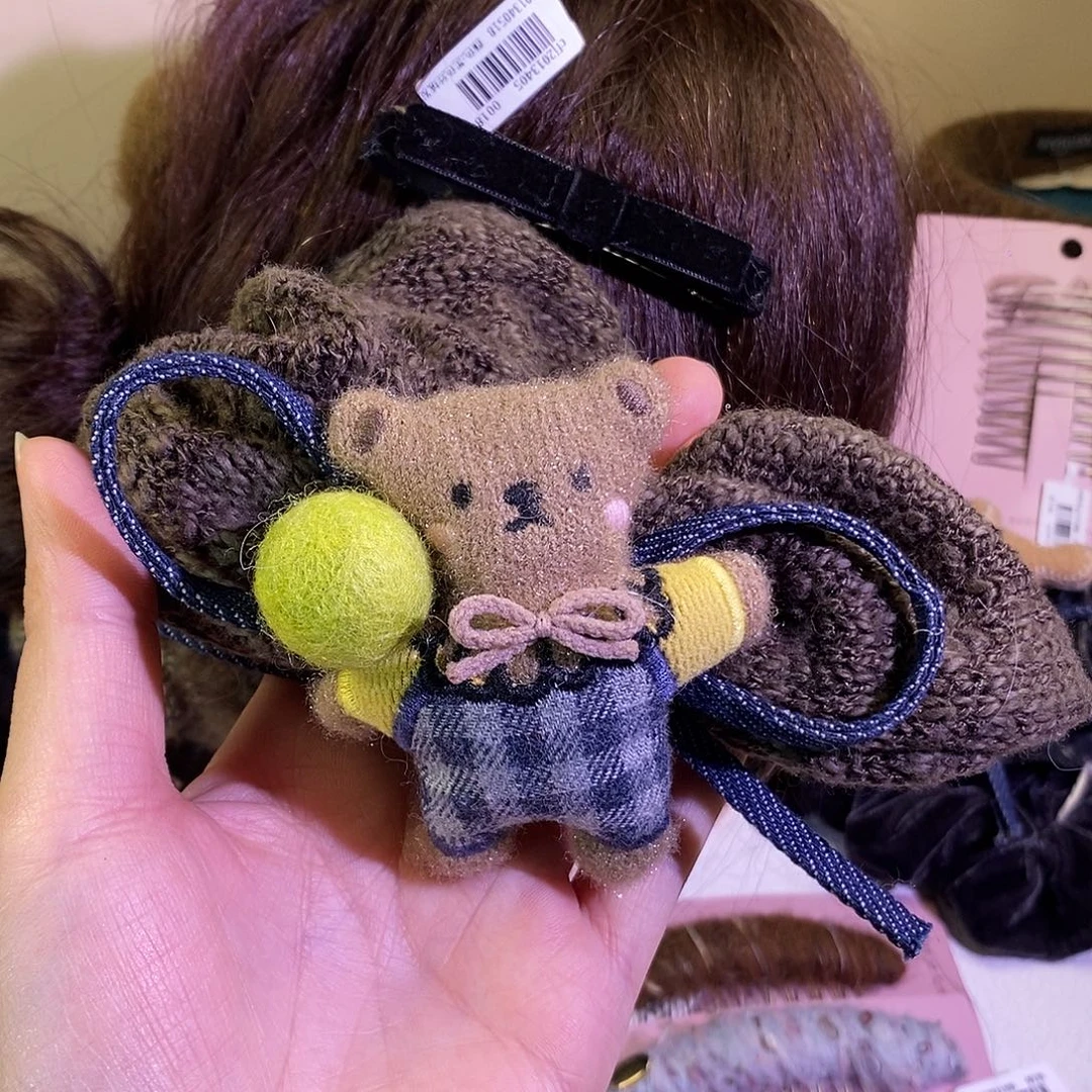 布艺铁合金小熊肠圈