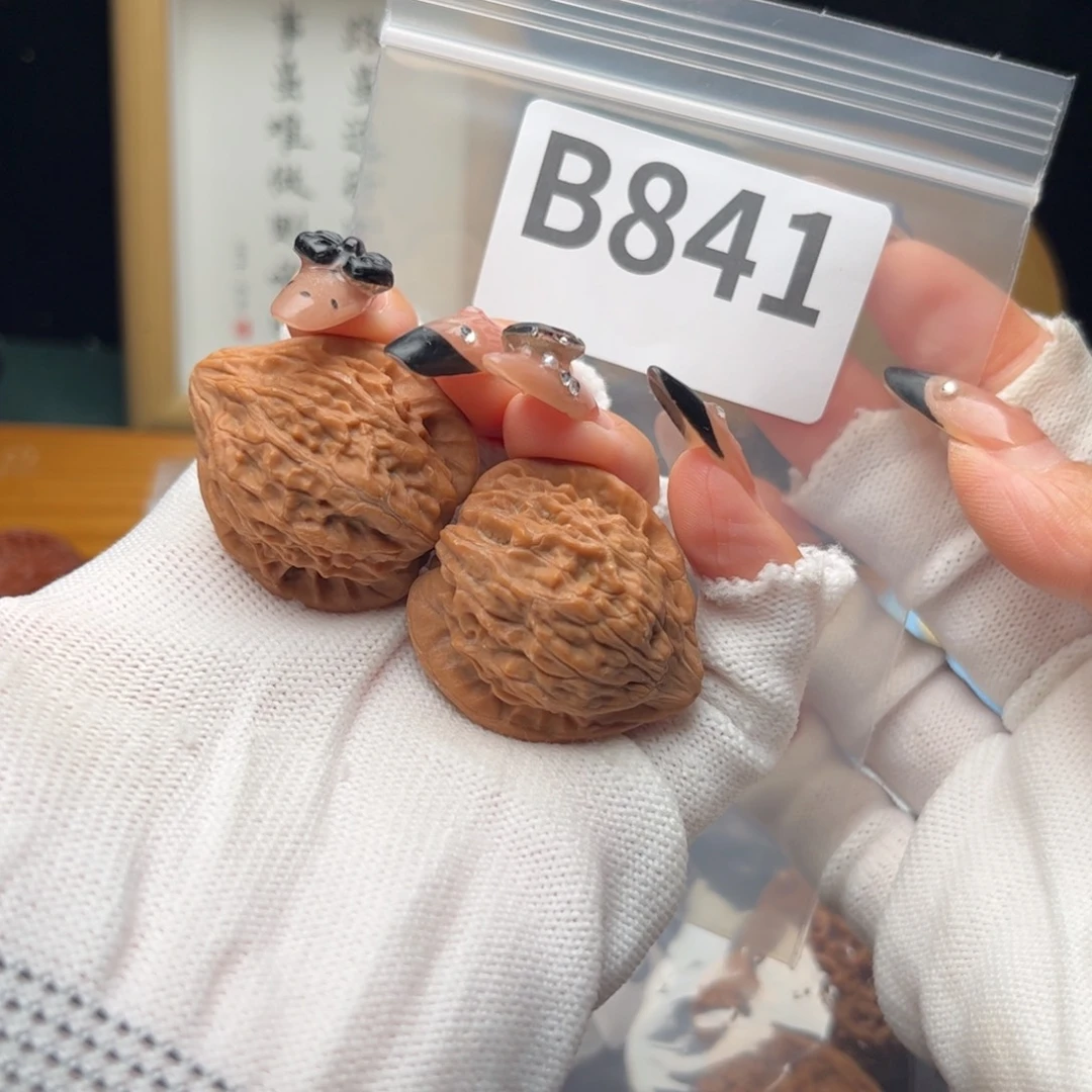 把件文玩核桃32七步沟b841
