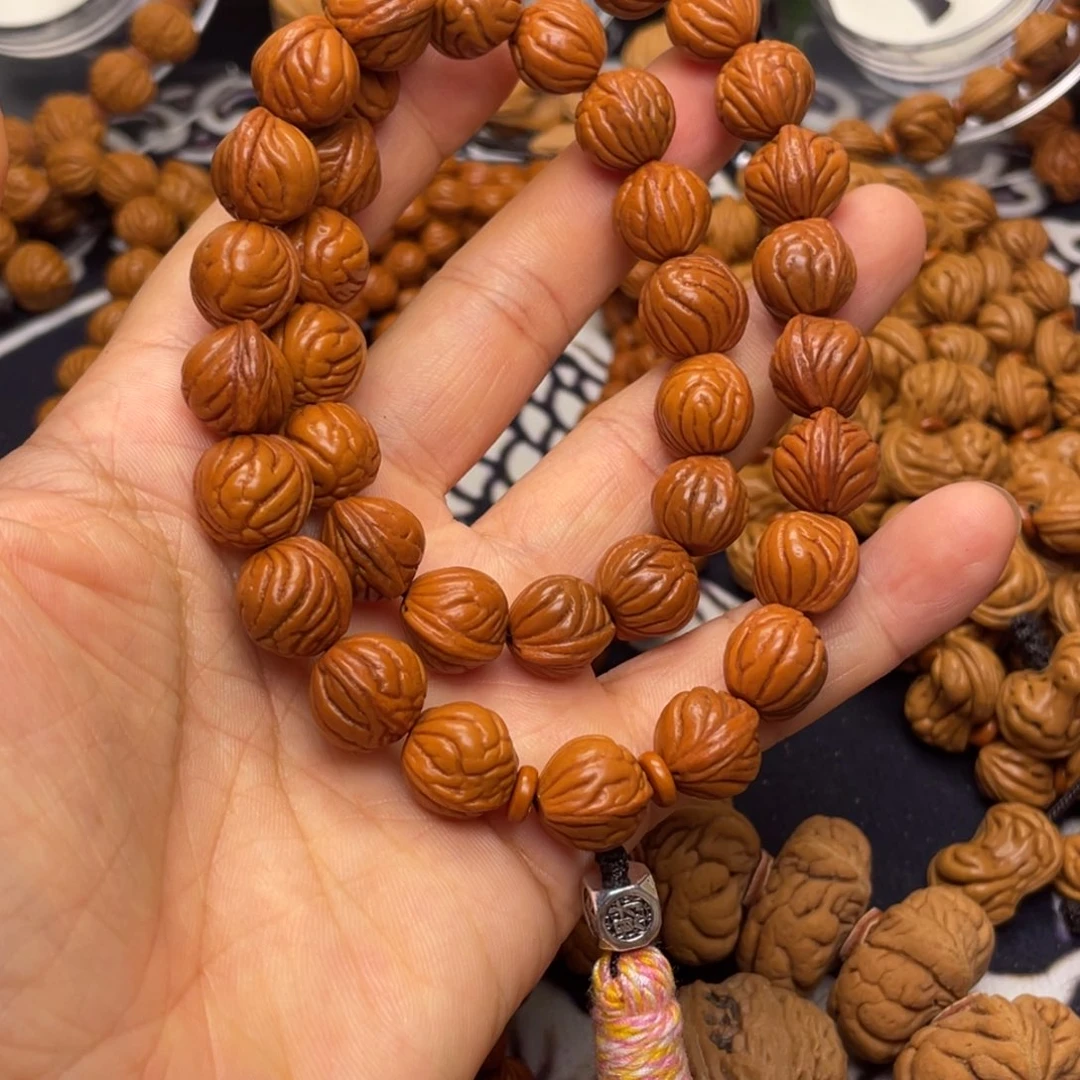 桃核手串龙纹桃核32