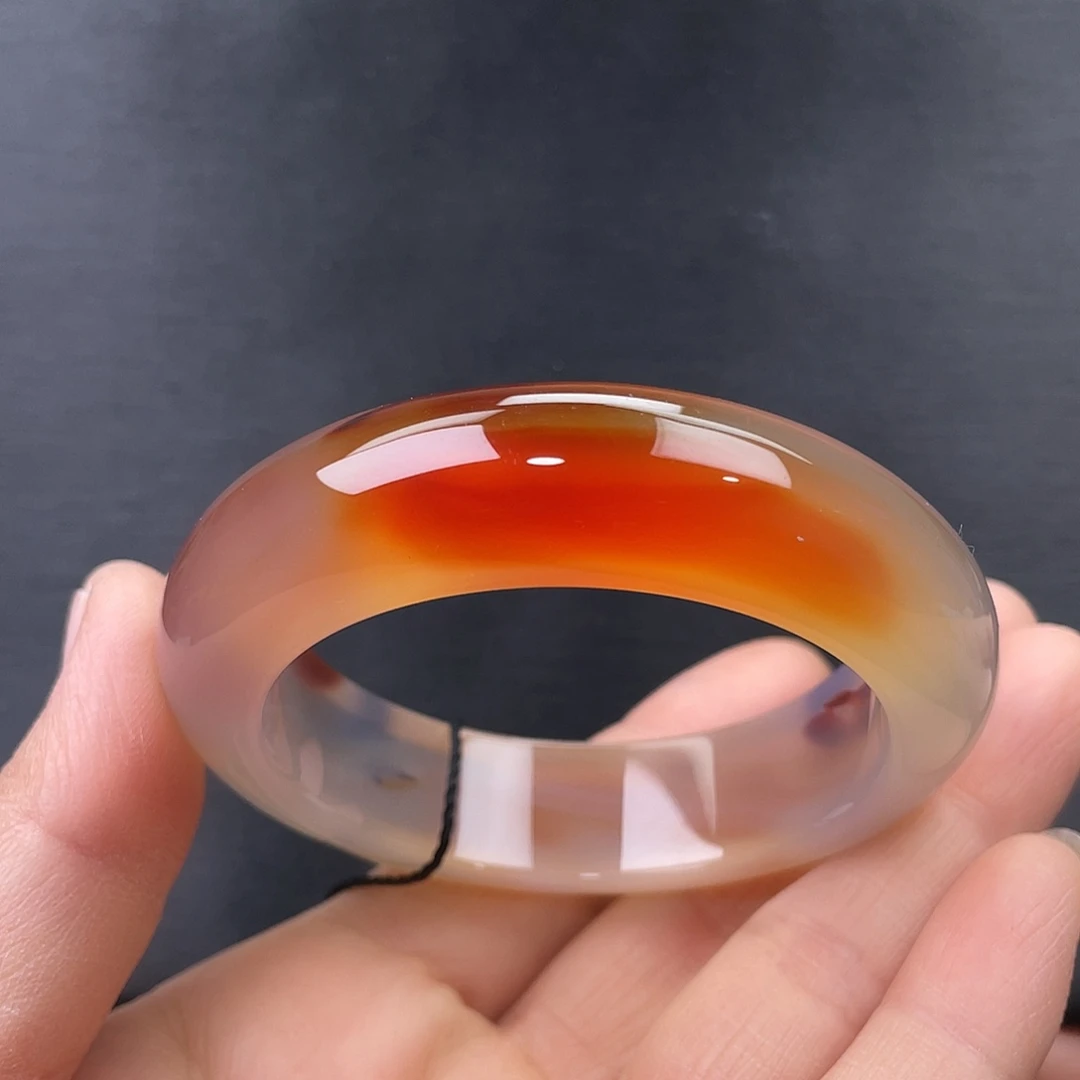 玛瑙/玉髓未镶嵌手镯53圈口