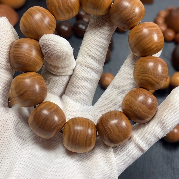 财***光檀香木2021印度老山檀虎皮纹供奉奶香