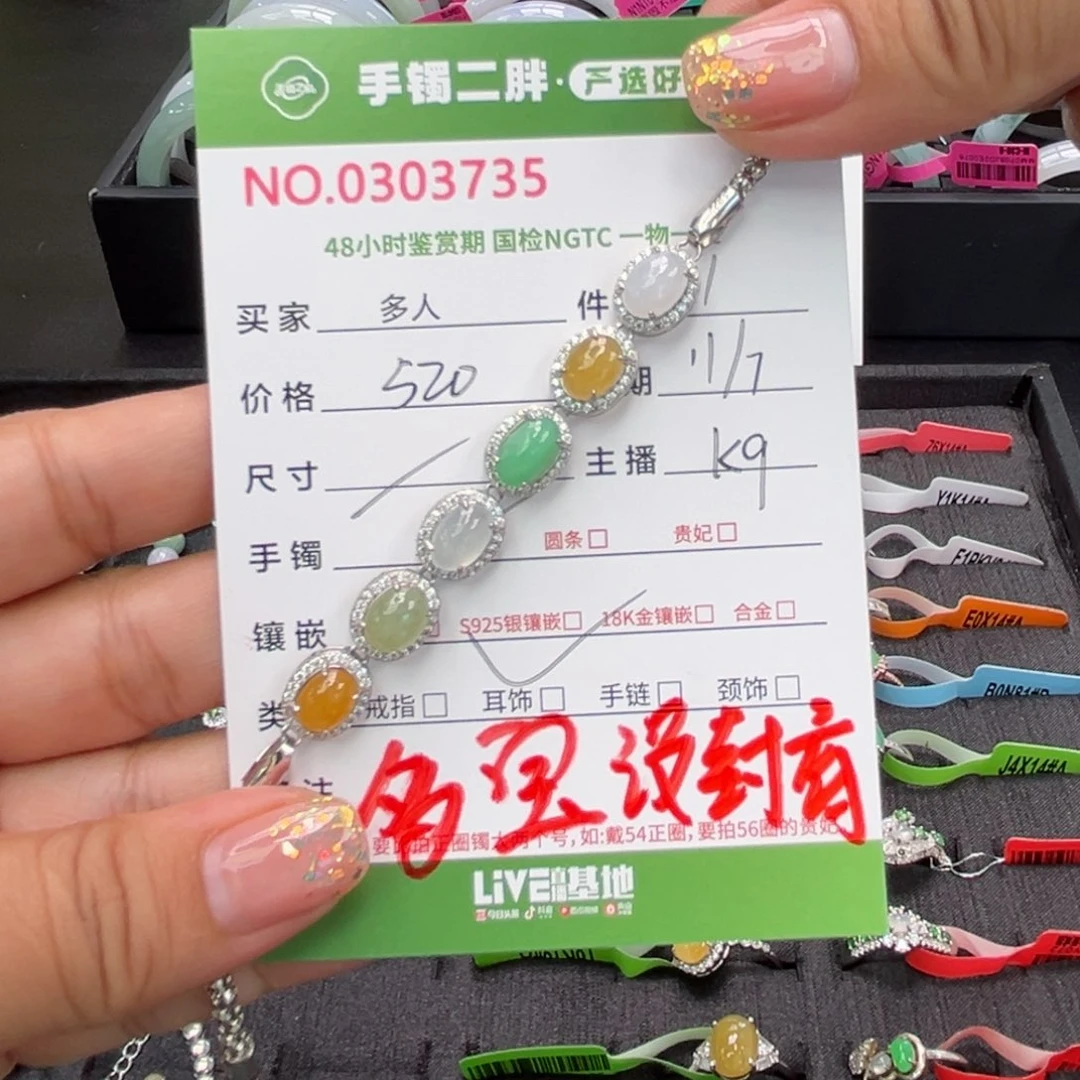 翡翠手镯未镶嵌多人