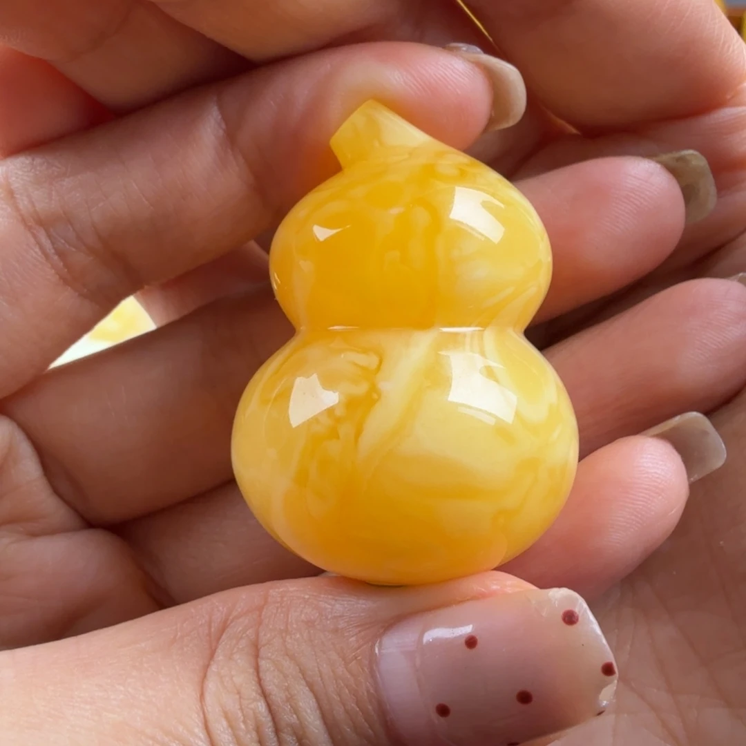 琥珀未镶嵌颈饰纯天然琥珀蜜蜡无优化