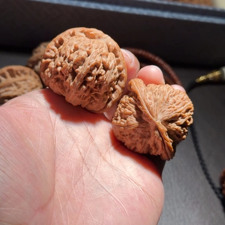 杜***游核桃全品43老款白狮子自然三角桩