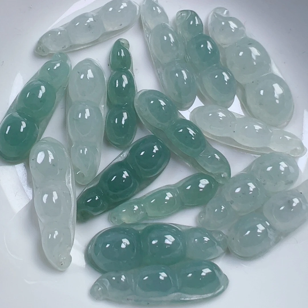 翡翠散珠翡翠福豆一个