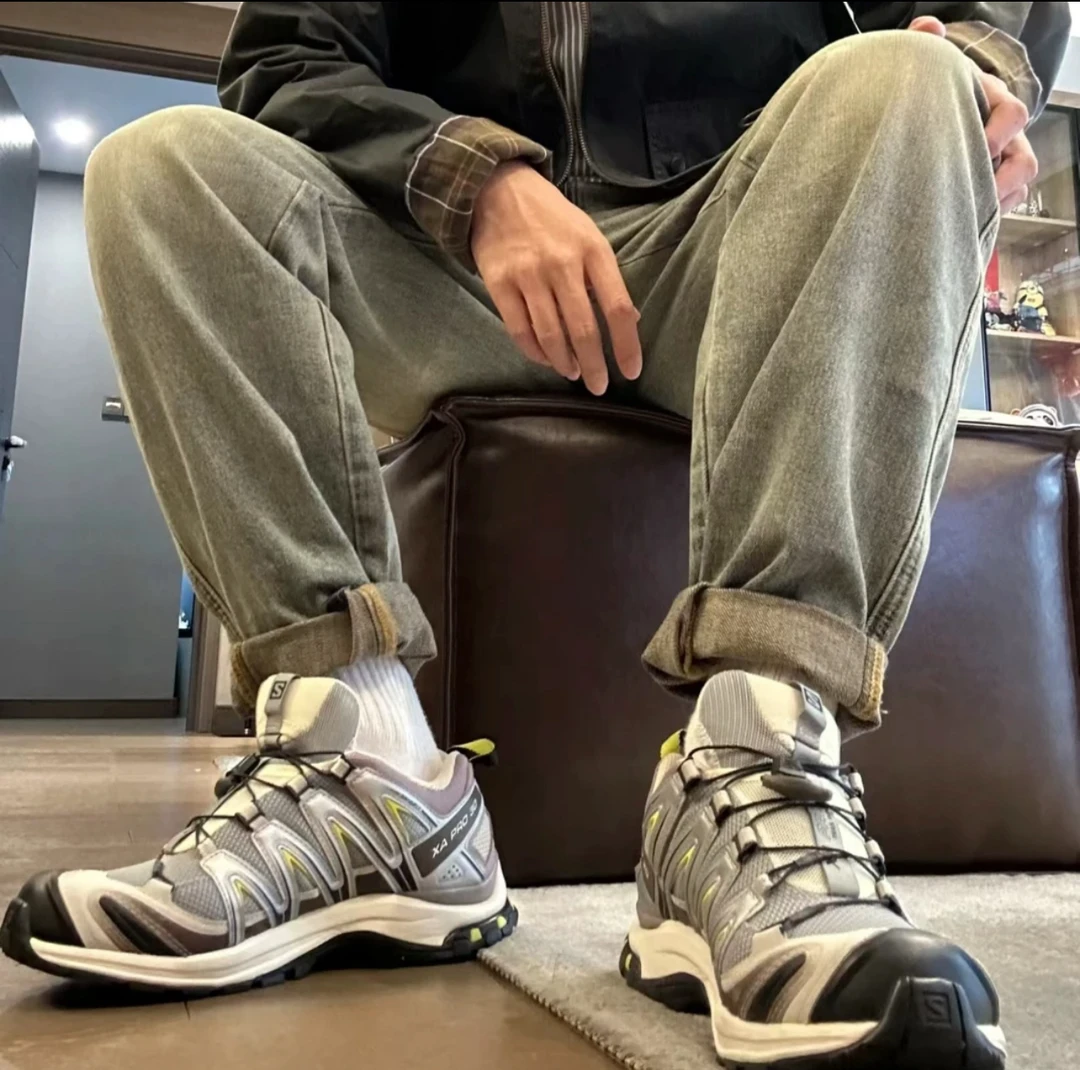 SALAZOON×3D厚底登山高帮透气运动鞋XT6情侣跑步鞋男鞋休闲鞋时尚