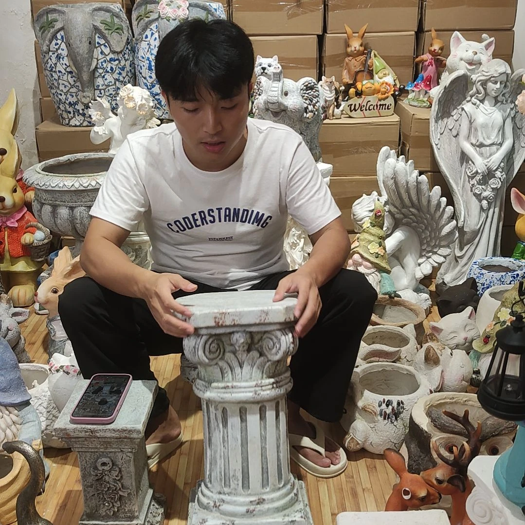 合成树脂复古45厘米罗马柱