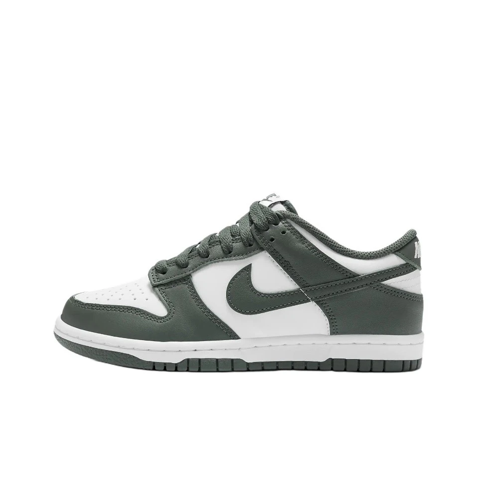 NIKE/耐克Dunk Low 绿白色低帮休闲美式板鞋大童女款FB9109-120