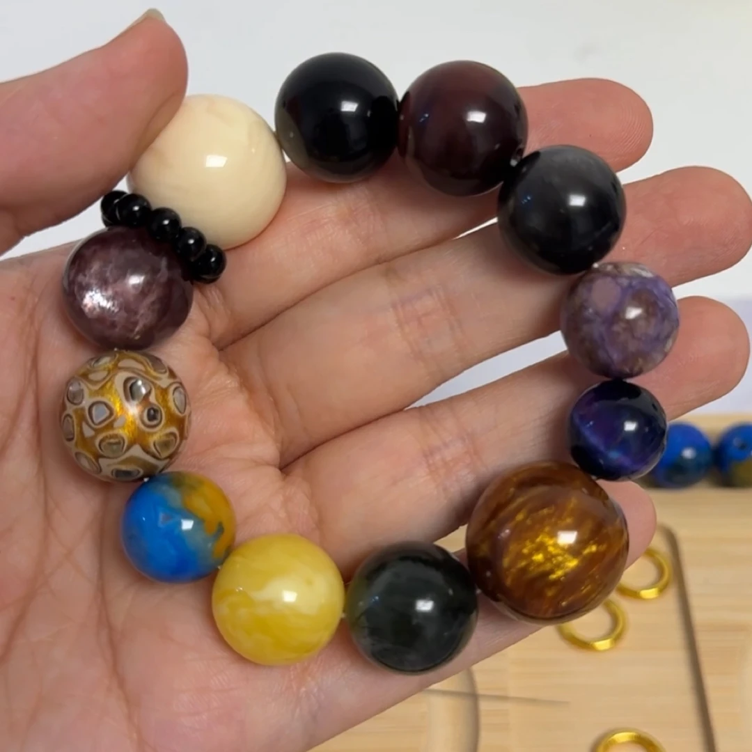 非金属布艺手链 太阳系八大行星三颗卫星的能量