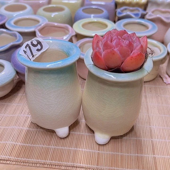 陶瓷花盆当场满12包邮
