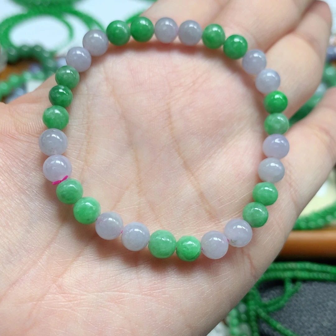 未镶嵌手链翡翠翡翠