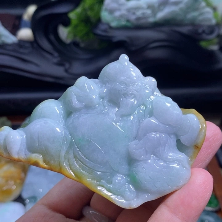 【闪购商品】颈饰未镶嵌翡翠财神