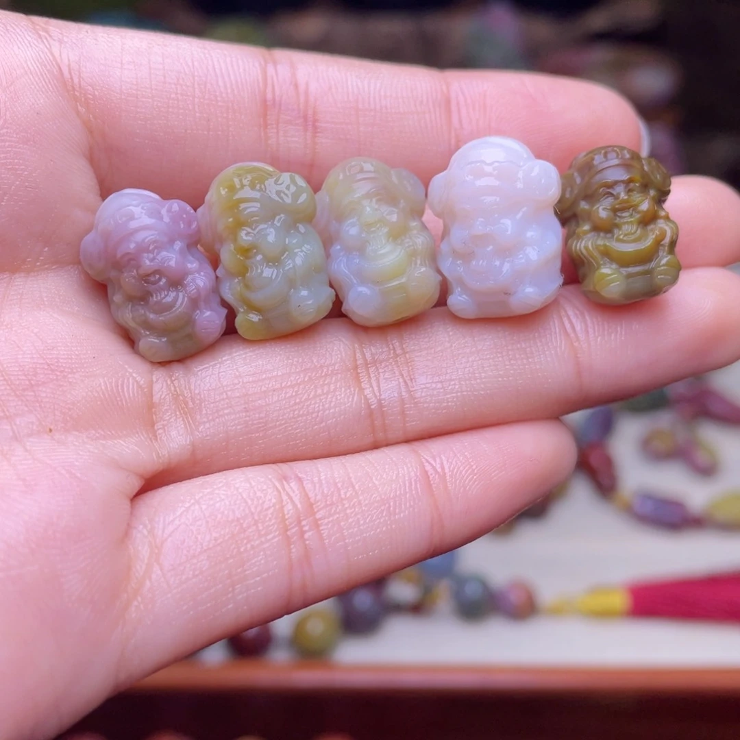 玛瑙/玉髓珠宝半成品未镶嵌盐源玛瑙财爷打包价98