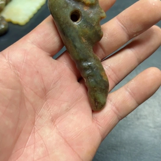 吊坠白玉菩提把件