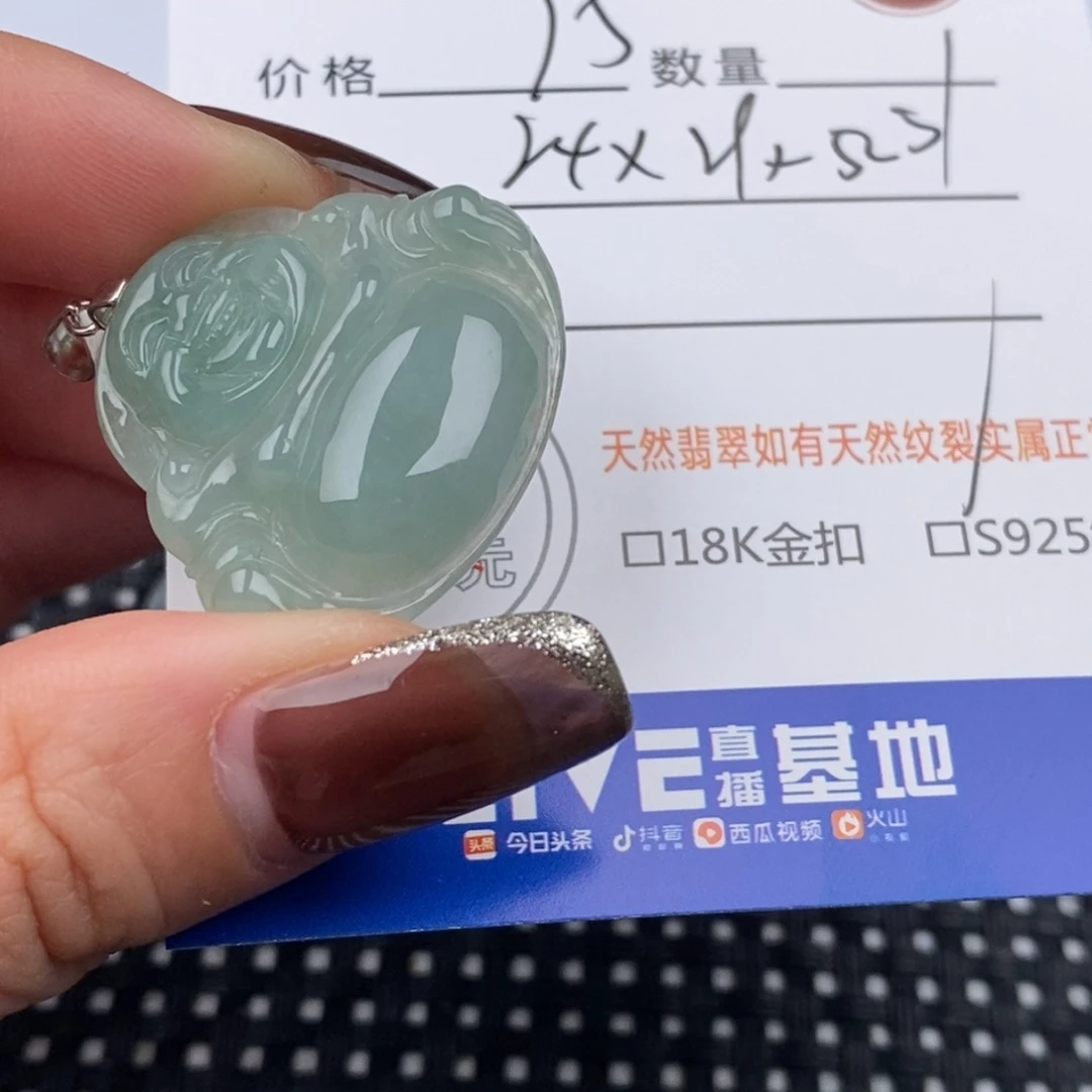 翡翠银S925镶嵌颈饰