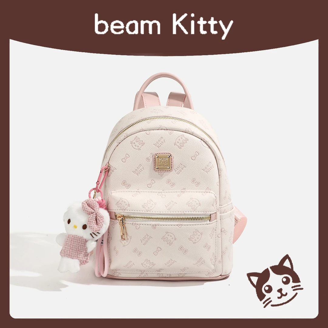 【品牌直发】beam Kitty璀璨樱花时尚可爱手提双肩包-KT009