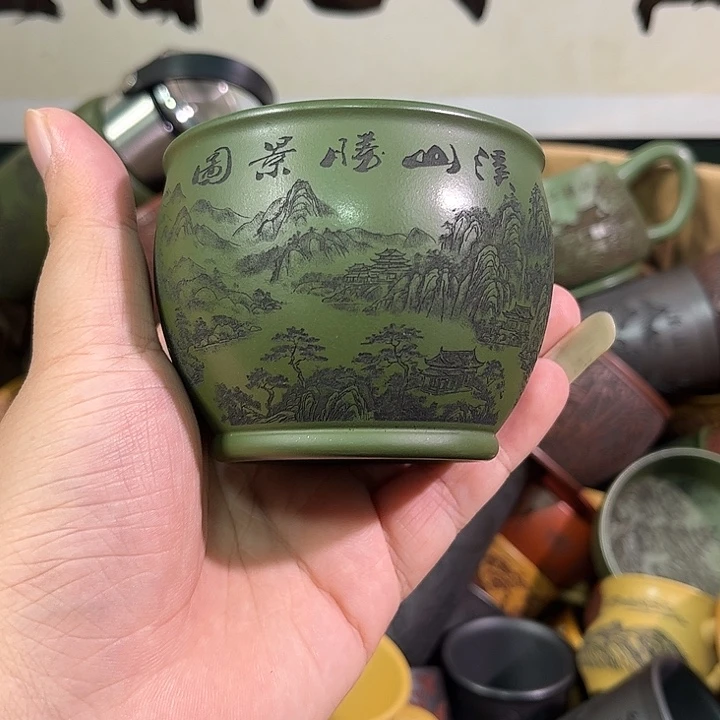 茶杯紫砂全手工紫砂主人杯