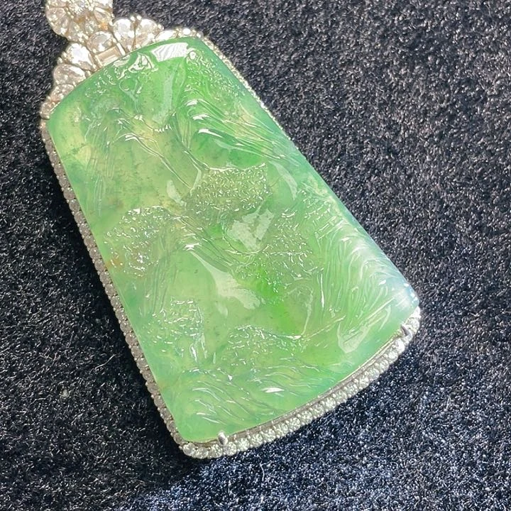 翡翠颈饰未镶嵌39，