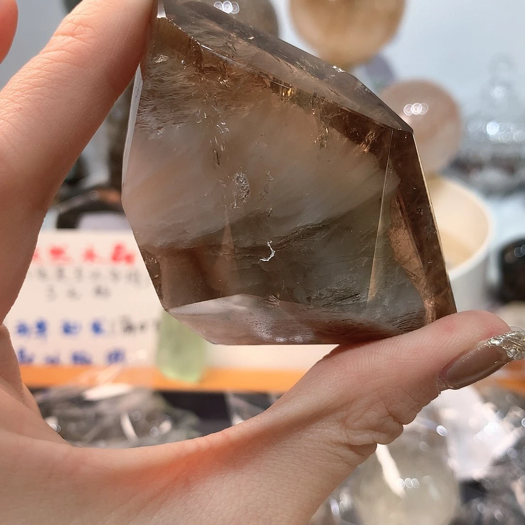 水晶水晶未镶嵌?****姨水晶摆件