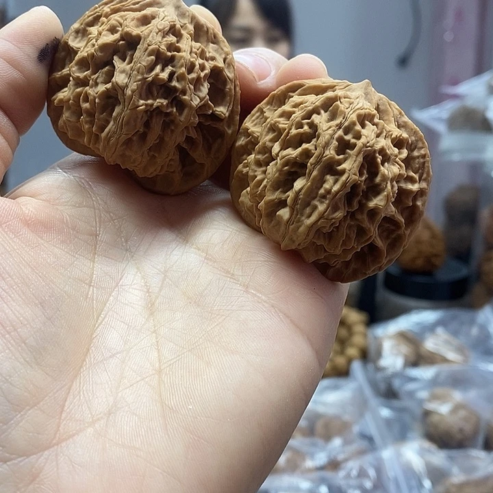 文玩核桃把件45/46老款狮子头